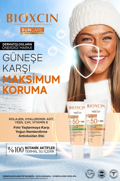 Sun Care Kuru Ciltler Için Güneş Kremi Spf 50 50 ml - Renkli - Resim 6