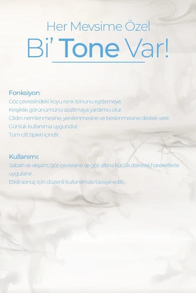 DERMATONE | Eye Contour Care Serum | Torbalanma Ve Morluk Karşıtı Aydınlatıcı Kafein Göz Altı Serumu - Resim 2