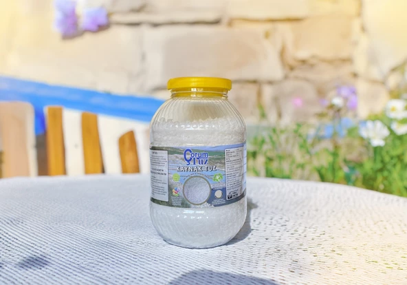 Çorum Kaynak Tuz(Pet-5Kg+Degirmen)Türkiye'nin Doğal Tuzu (Göl,Deniz,Kaya ve Rafine Tuzu Değildir) - 3