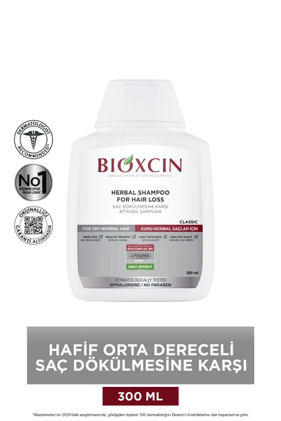 Bioxcin Genesis Şampuan 3x300 ml (Saç Dökülme Karşıtı, Kuru Normal Saçlar İçin) - Resim 2