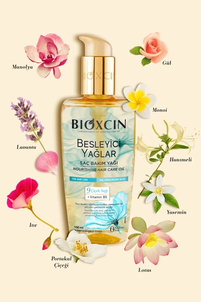 Bioxcin Besleyici Yağlar Saç Bakım Yağı 150 ml - Sülfatsız. Kuru Ve Yıpranmış Saçlar Saç Dökülme Karşıtı - Resim 2