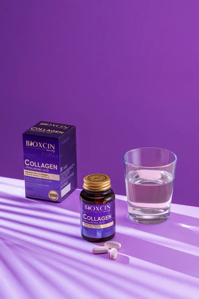 Bioxcin Beauty Collagen Tablet 30 Adet Tip 1 & Tip 3 Hidrolize Kolajen (Keratin, Hyalüronik Asit, Çinko) - Resim 4