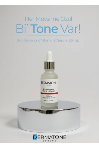 DERMATONE Skin Renewing Vitamin C Serum | Canlandırıcı & Cilt Tonu Eşitleyici ürün görseli 1