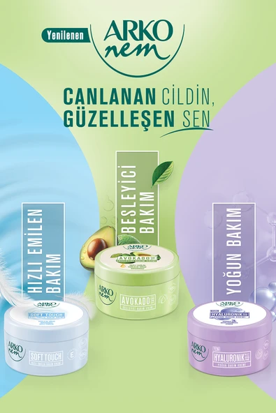 Arko Nem Hızlı Emilen Soft Touch Krem 2x250 Ml - Resim 5
