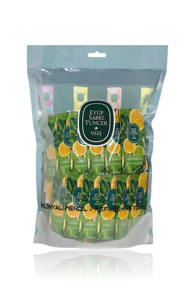 Eyüp Sabri Tuncer Çeşme Limon Kolonyalı Mendil 150li ürün görseli 1
