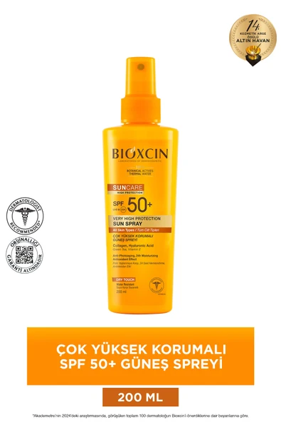 Bioxcin Sun Care Çok Yüksek Korumalı Güneş Kremi 50 Spf 200 Ml Tüm Ciltler İçin ürün görseli 1