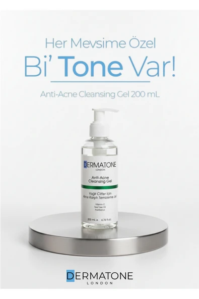 DERMATONE Anti-acne Cleansing | Yağlı Ciltler Için Arındırıcı Akne Ve Sivilce Karşıtı Temizleme Jeli ürün görseli 1