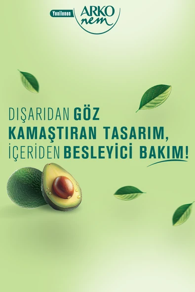Arko Nem Besleyici Bakım Kremi Avokado 3x60 Ml - Resim 3
