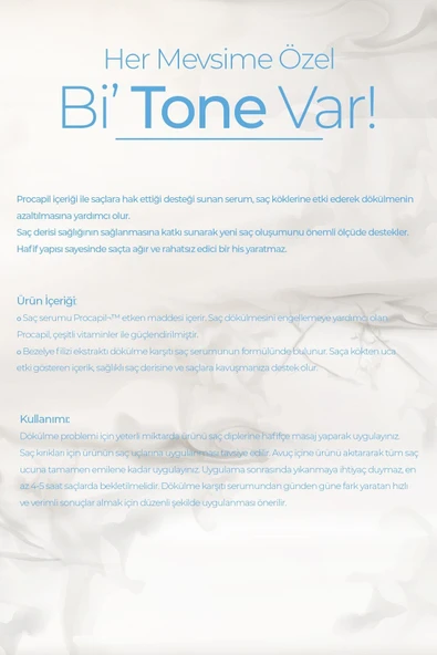 DERMATONE Anti-hair Loss | Saç Dökülme Karşıtı, Onarıcı Ve Güçlendirici Serum | Procapil %5, Pea Sprout %1 - Resim 2