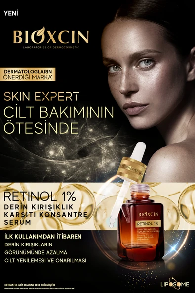 Bioxcin Skin Expert Retinol Serum %1 30 ml - Derin Kırışıklık Karşıtı Seramid Complex - Resim 3