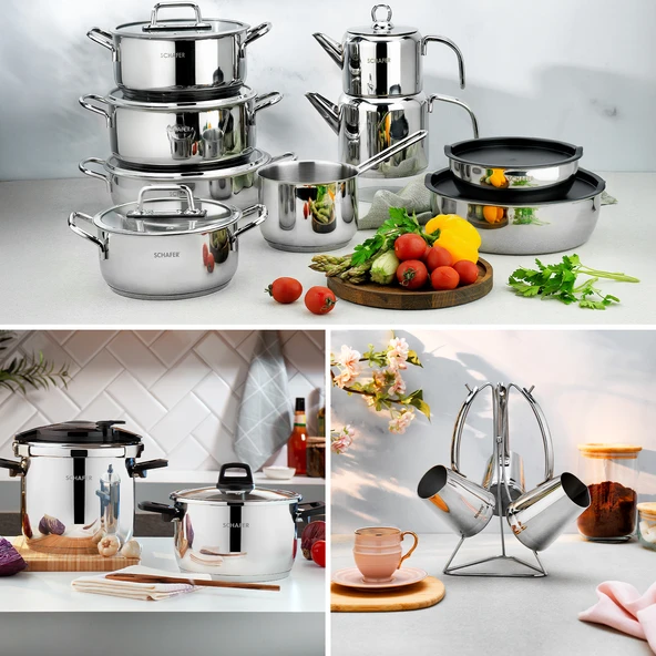 Schafer Steel Master 24 Parça Çeyiz Seti ürün görseli 1