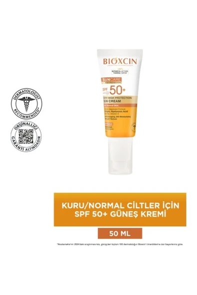Bioxcin SUN CARE GÜNEŞ KREM RENKLİ KURU & NORMAL CİLTLER İÇİN SPF50+50 ML 8680512631408 - Resim 2