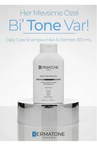 DERMATONE Daily Care Shampoo For Slow Growing Hair | Yavaş Uzayan Saçlara Özel Şampuan Peru Ginsengi ürün görseli 1