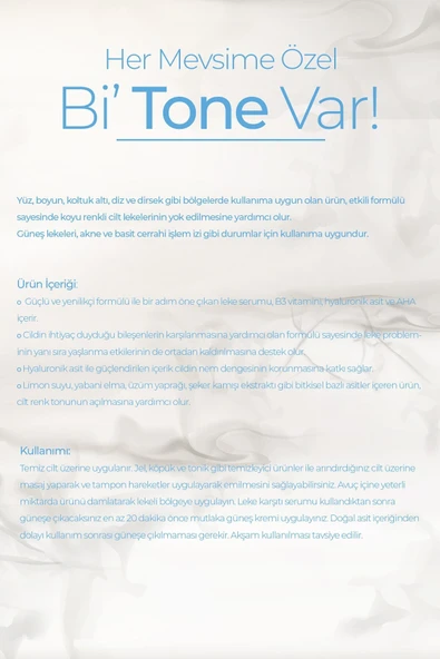 DERMATONE Anti-blemish Brightening | Leke Karşıtı Cilt Bakım Serumu - Resim 2