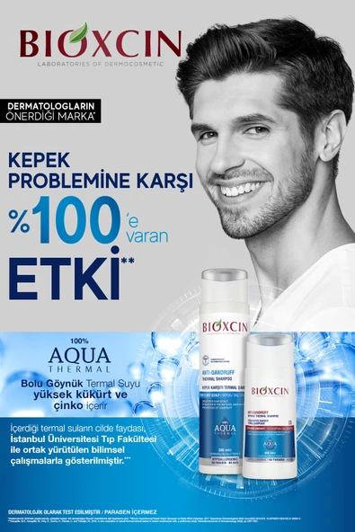 Bioxcin Aqua Thermal Yoğun Kepek Karşıtı Şampuan Ds 200 ml Kepek Kaşıntı Pullanma Karşıtı - Resim 3