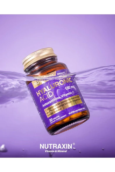 Nutraxin Beauty Hyaluronic Acid 30 Tablet - Resim 5