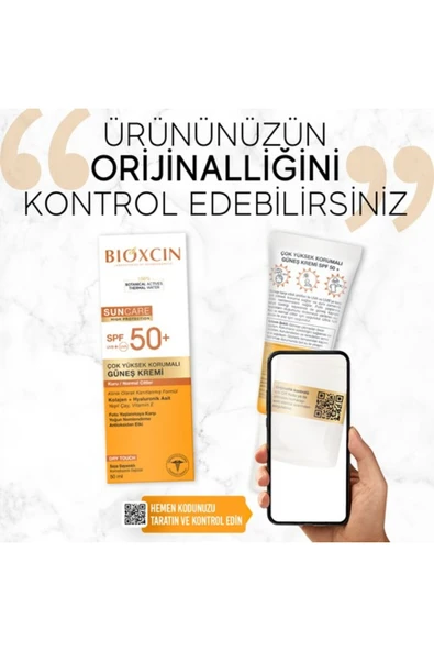 Bioxcin SUN CARE GÜNEŞ KREM RENKLİ KURU & NORMAL CİLTLER İÇİN SPF50+50 ML 8680512631408 - Resim 4