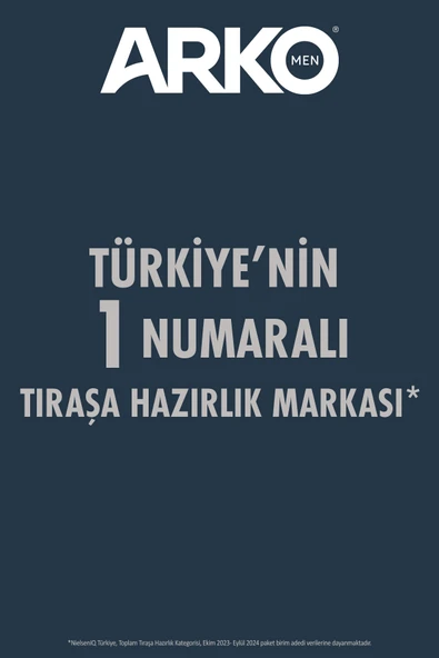 Arko Men Serinletici Cool Erkek Bakım Tıraş Jeli 4x200ml - Resim 4