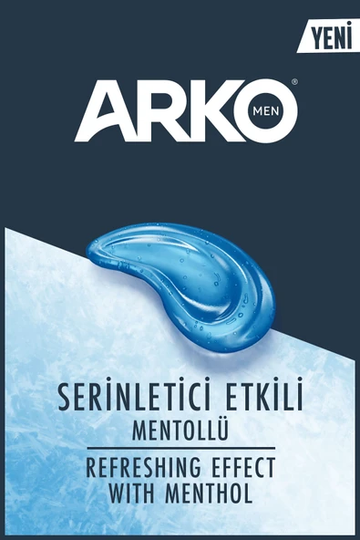 Arko Men Serinletici Cool Erkek Bakım Tıraş Jeli 4x200ml - Resim 2