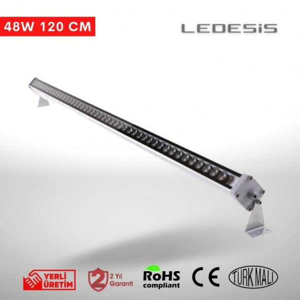 Ledesis 6500K Soğuk Beyaz Wallwasher Duvar Boyama 120 Cm