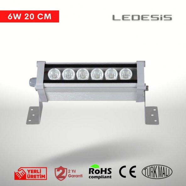 Ledesis 3000K Gün Işığı Wallwasher Duvar Boyama 20 Cm