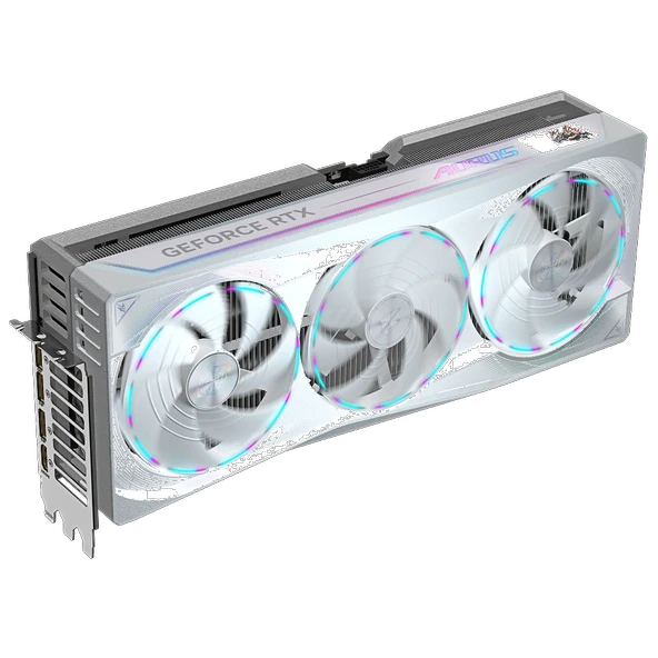 GIGABYTE AORUS GeForce RTX5090MASTERICE 32G GDDR7 DLSS 4 512 Bit Ekran Kartı GV-N5090AORUSM ICE-32GD - Resim 3