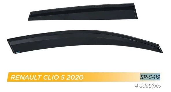 SUNPLEKS CAM RÜZGARLIĞI RENAULT RENAULT CLIO V 2020 ÖN-ARKA SPORT STYLE ürün görseli 1