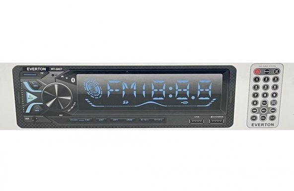 Everton RT-3027 ÇİFT USBli USB-SD-FM-AUX- Bluetooth Oto Teyp 4x60 Watt