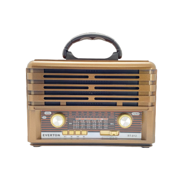 Everton Rt-812 Bluetooth, Usb/Sd/Aux/Fm 3 Band Radyo Nostalji Müzik Kutusu
