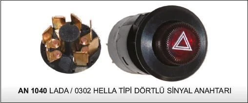 VERTEX FLAŞÖR ANAHTARI LADA / 0302 HELLA TİPİ ürün görseli 1