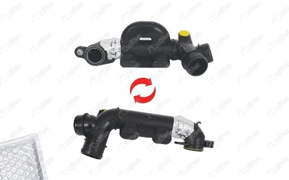 NIFEA MANİFOLD SUSTURUCU BORUSU FORD C-MAX I FOCUS C-MAX FOCUS II MAZDA 3 MINI COOPER CLUBMAN VOLVO C30-S4 ürün görseli 1