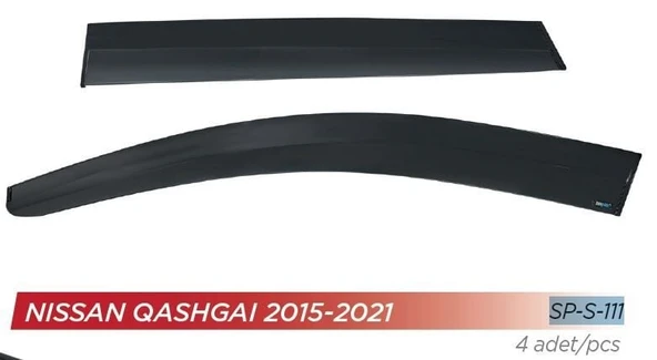 SUNPLEKS CAM RÜZGARLIĞI NISSAN QASHQAI 2015-2019 ÖN-ARKA Sport Style ürün görseli 1