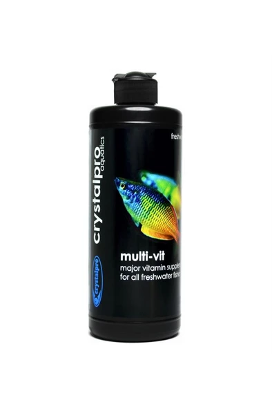 Crystalpro Multi-vit Fresh Water Akvaryum Balık Vitamini 500 ml ürün görseli 1