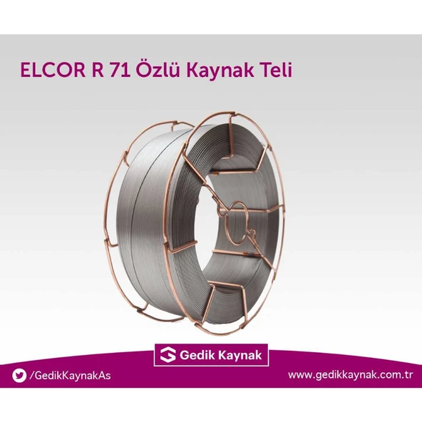 GeKa ELCOR R 71 Rutil Özlü Gazaltı Kaynak Teli E71T1CJ 1.2 MM