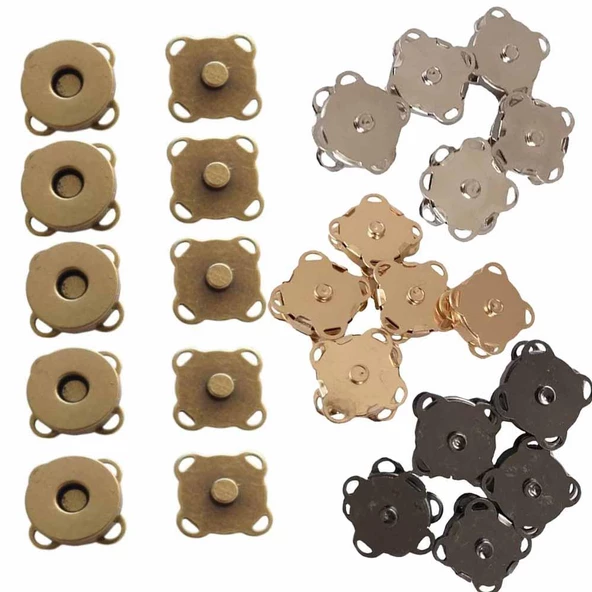 Mıknatıslı Çanta Çıt Çıtı Dikmeli ( 1 Adet )