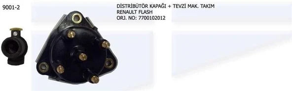 ÜNÜVAR DİSTRÜBİTÖR KAPAĞI+TEVZİ MAKARASI KİT RENAULT FLASH ürün görseli 1