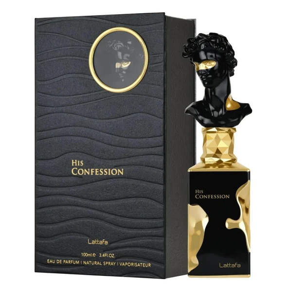 Lattafa His Confession EDP 100 ml Erkek Parfümü - Resim 2