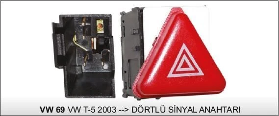 KOBE FLAŞÖR ANAHTARI VW TRANSPORTER T5 03- ürün görseli 1