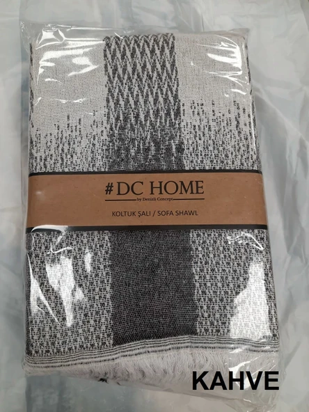 DC Jakarlı Pamuklu Kaymaz Terletmez Koltuk Örtüsü (180x240) - Resim 3