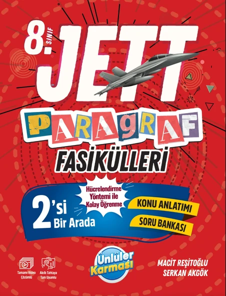 ÜNLÜLER KARMASI 8. SINIF JETT PARAGRAF FASİKÜLLERİ ürün görseli 1