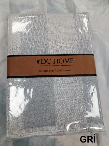 DC Jakarlı Pamuklu Kaymaz Terletmez Koltuk Örtüsü (180x240) - Resim 2