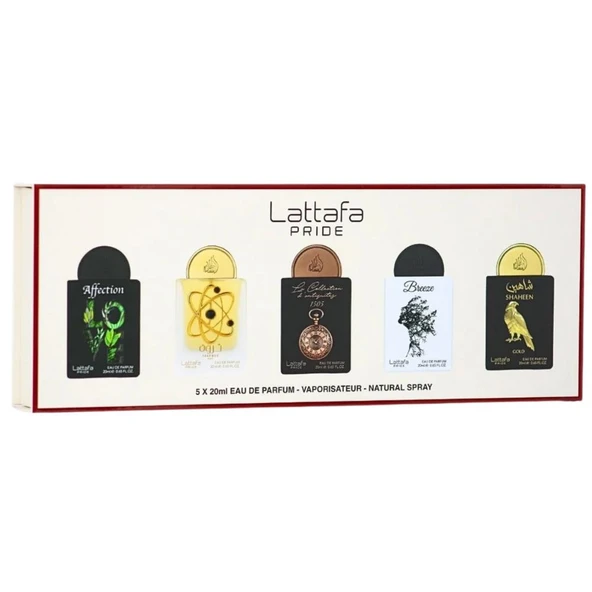 Lattafa Pride 5 x 20 ml EDP Gift Set Box 01 Unisex Parfüm Seti ürün görseli 1