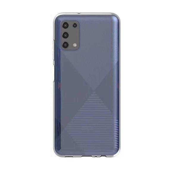 Gpack Samsung Galaxy M22 Kılıf Süper Silikon Lüx Korumalı ŞeffafNano Glass
