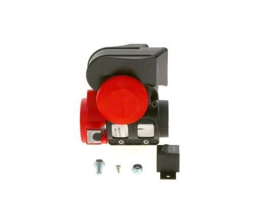 BOSCH FERRARİ KORNA 12V ÇİFT TONLU, KOMPRESÖRLÜ, 520/660 HZ,  115DB(A) , RÖLELİ ürün görseli 1