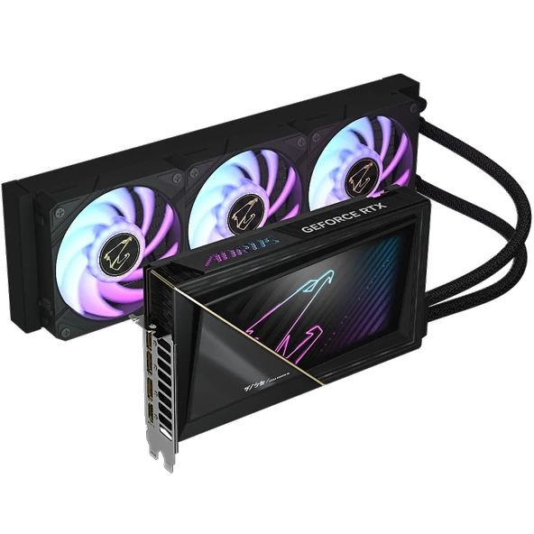 GIGABYTEAORUSGeForce RTX 5090 XTREMEWATERFORCE 32G GDDR7DLSS4 512BitEkranKartı GV-N5090AORUSX W-32GD - Resim 2