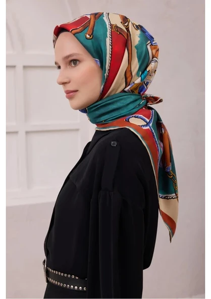 BELLİ TWİLL İPEK EŞARP 25KA4205-80 ürün görseli 1