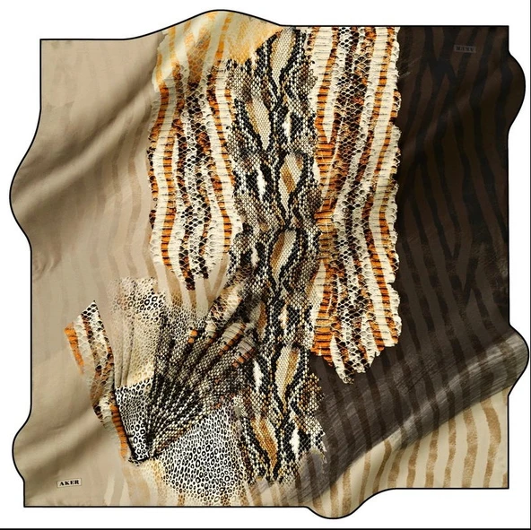 AKER SURA İPEK EŞARP 8579701-314 ürün görseli 1