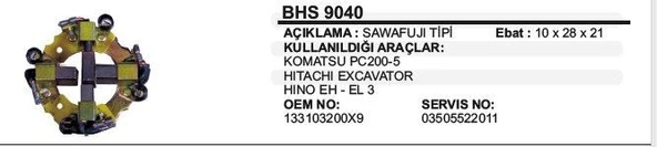 DODO KÖMÜR YUVASI KOMATSU PC 200 - 5 SAWAFUJI TİP ürün görseli 1