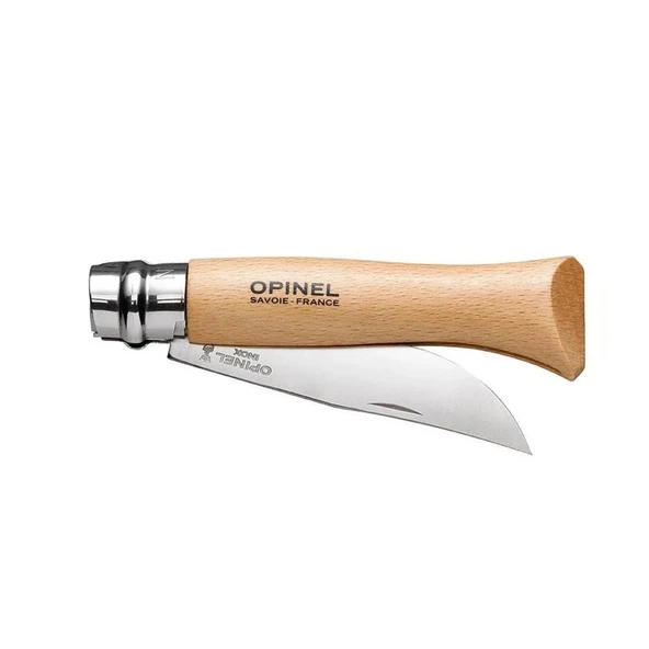 Opinel N°10 Vernikli Kayın Saplı Inox/Çelik Çakı - Resim 2