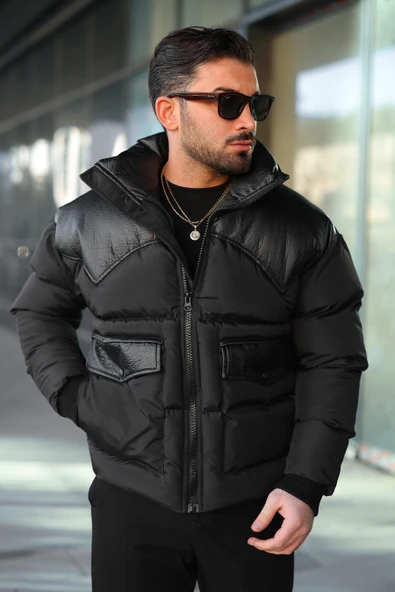 ERKEK ROBALI TORBA CEPLİ MONT - Resim 2